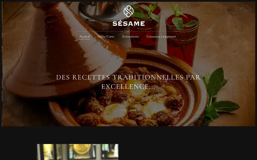 Site Restaurant Le Sésame